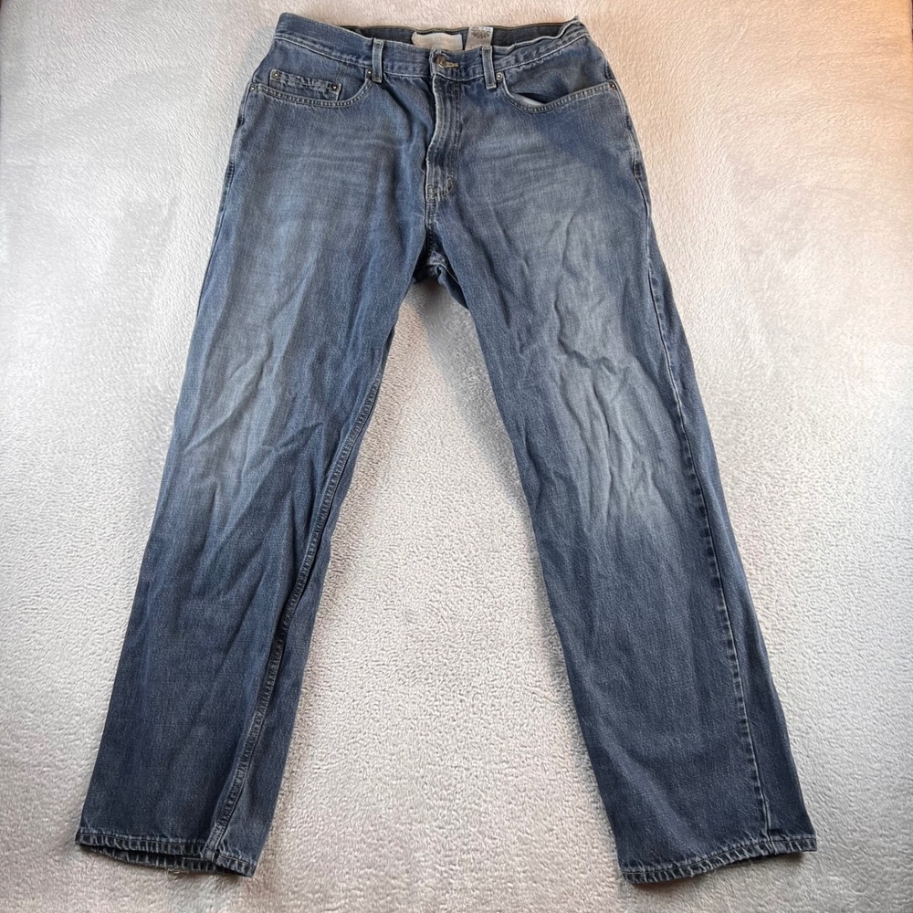 Levis 569 Loose Straight Fit Blue Jeans Mens 34x34 Medium Wash Denim 005690575